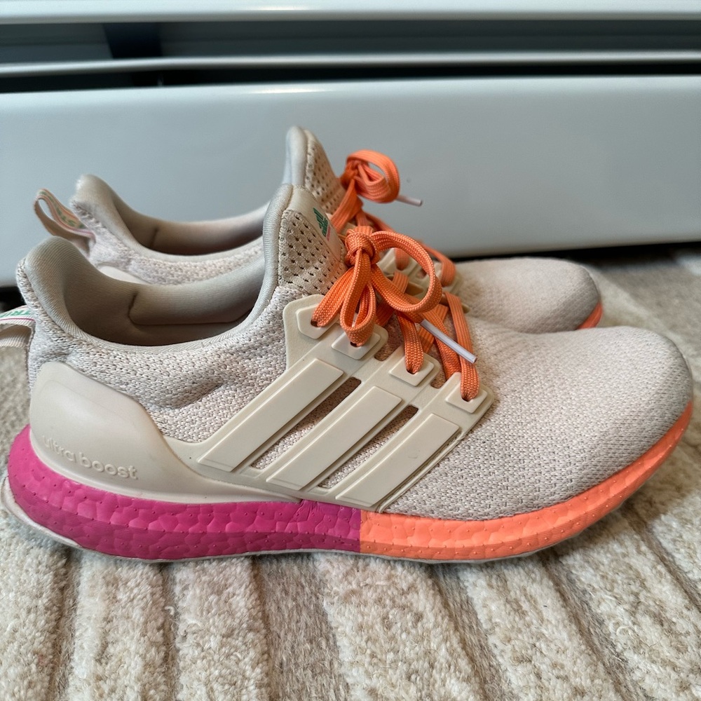 Adidas Ultraboost DNA orange and pink